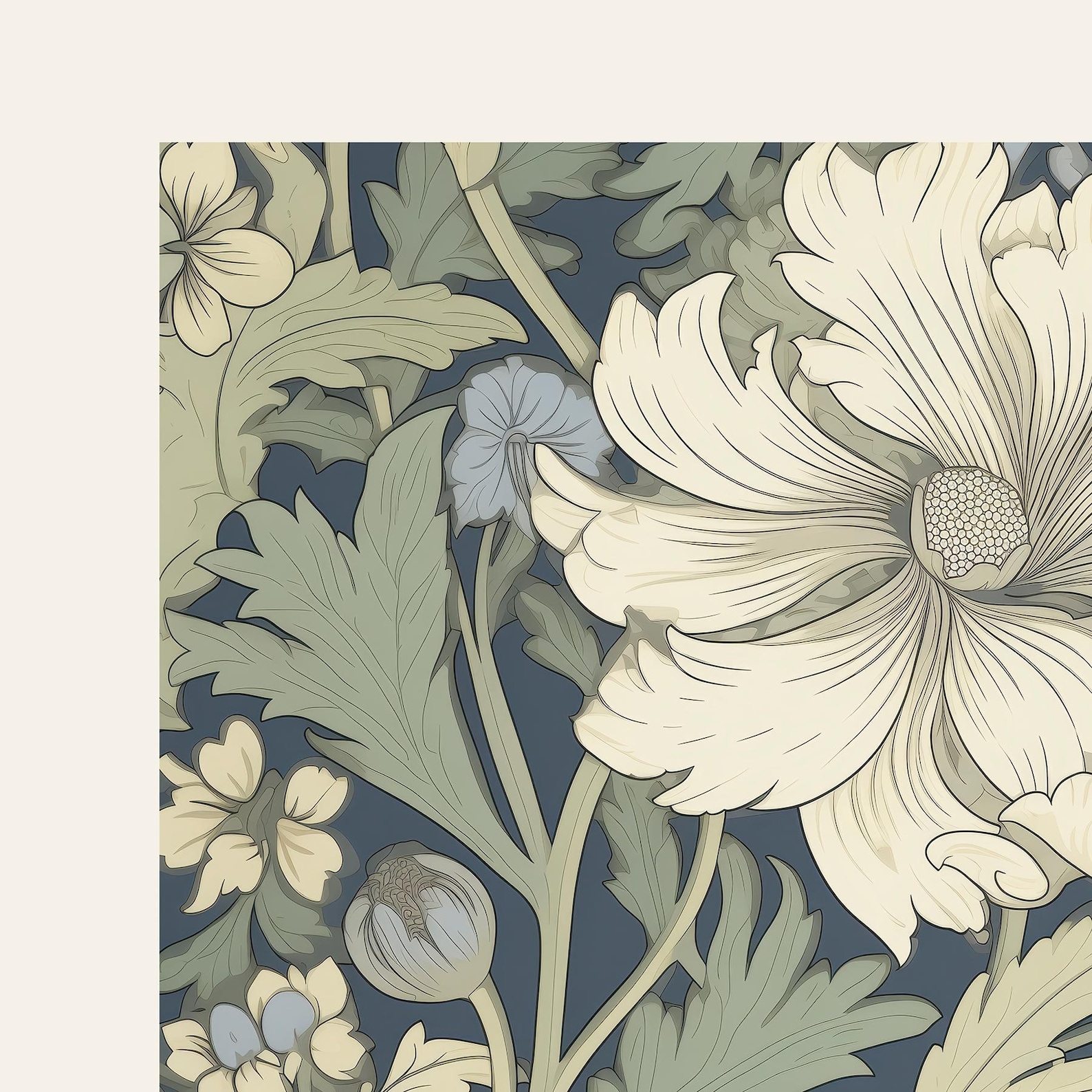 William Morris Sage Green Art Nouveau Poster Set of 3 (digital Download ...