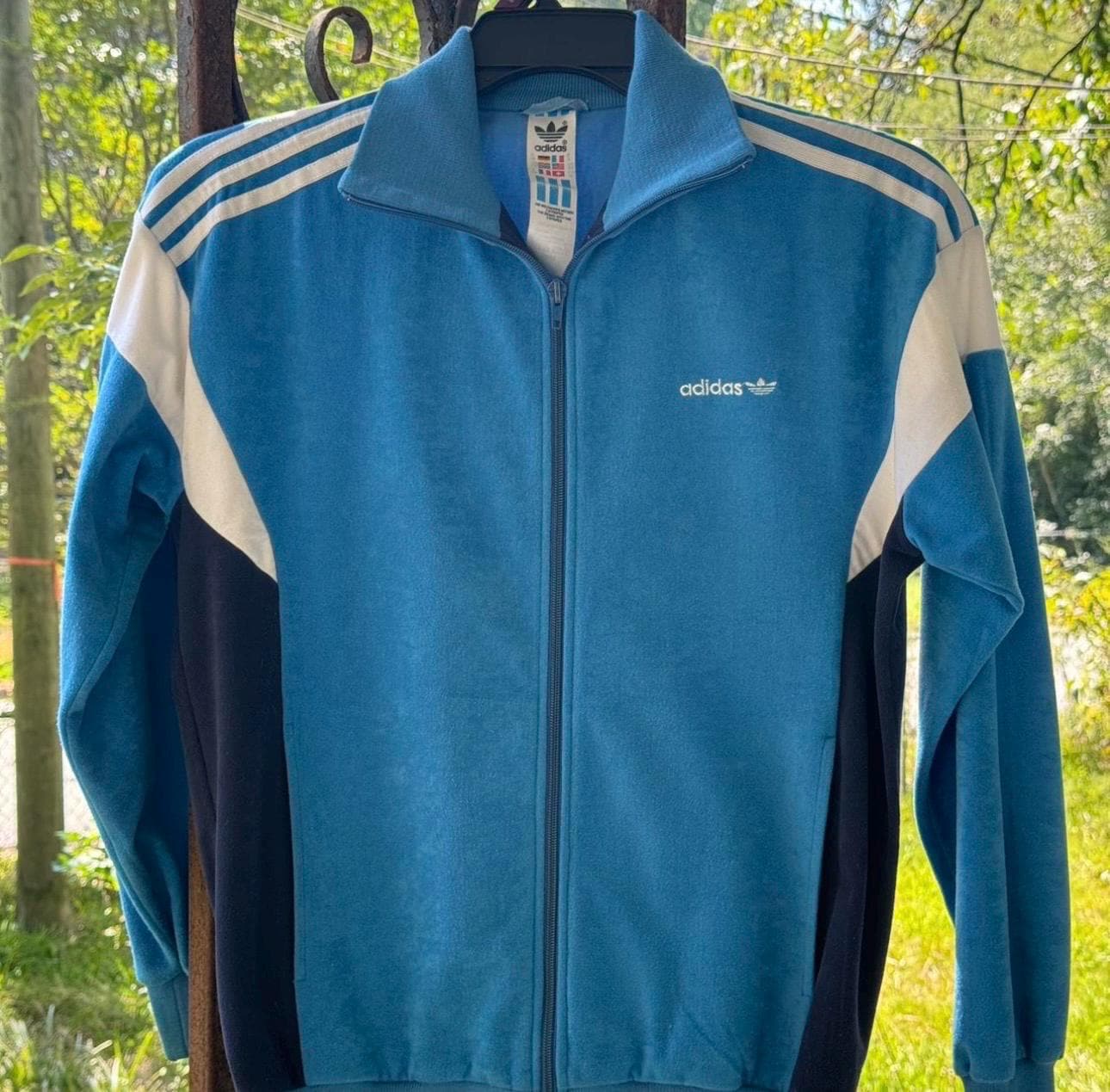 トップス adidas trackjacket made in France 70's Vintage Adidas Originals France Football Jacket World Cup