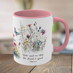 Scripture Coffee Mug: Christian Bible Verse Cup, Religious Inspirational Gift, Faith Based Drinkware
