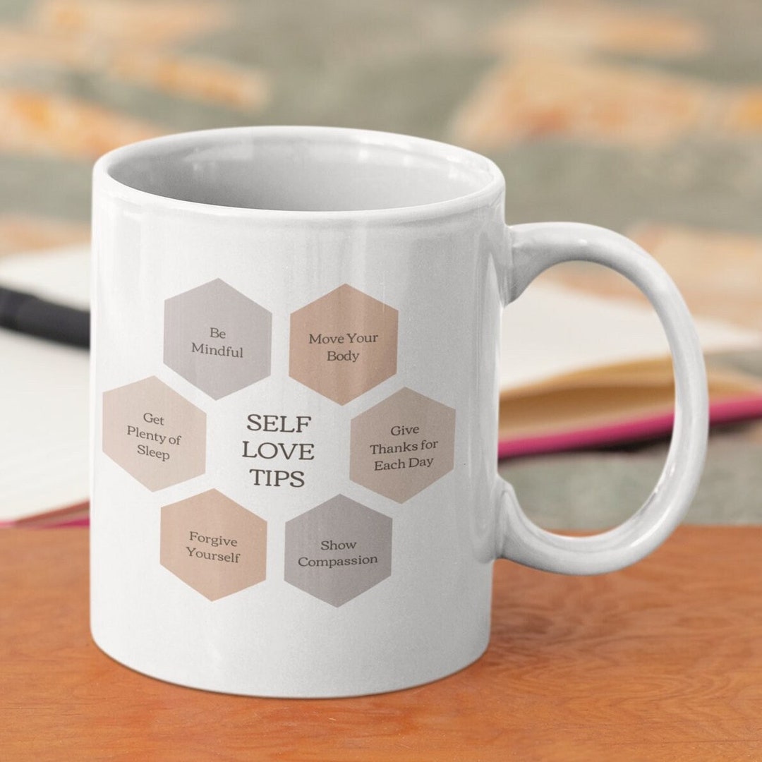 SELF LOVE MUG, Affirmations Mug, Mom Mama Gift, Inspirational Mug ...
