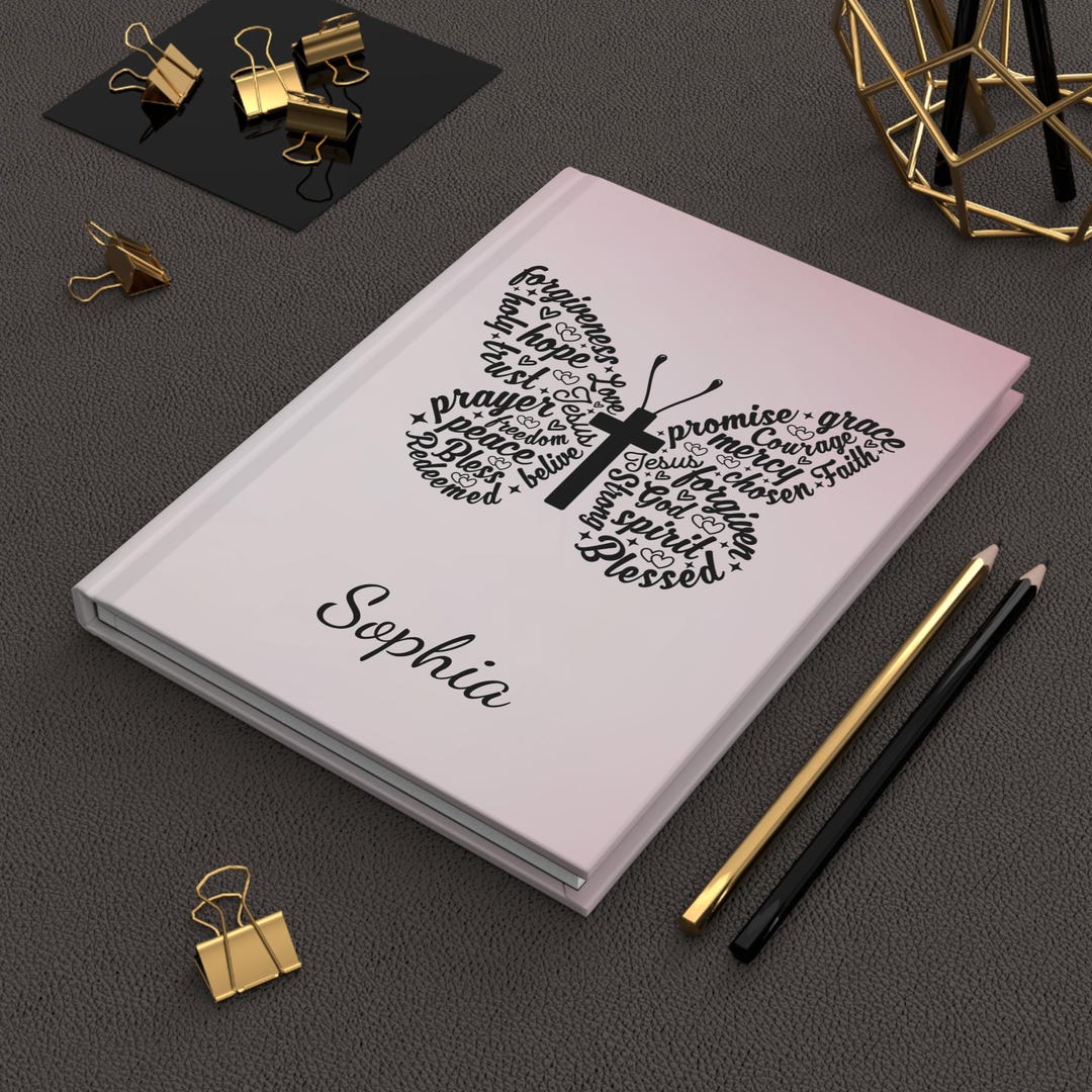 Personalized Christian Journal: Butterfly Prayer Notebook - Etsy