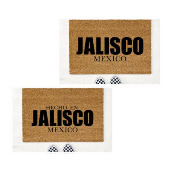 Hecho En Jalisco Jalisco Doormat Mexican Latino Etsy