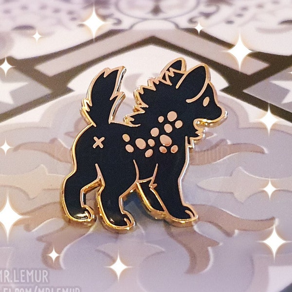 Hyena - HARD ENAMEL PIN : "Ass'Bean"