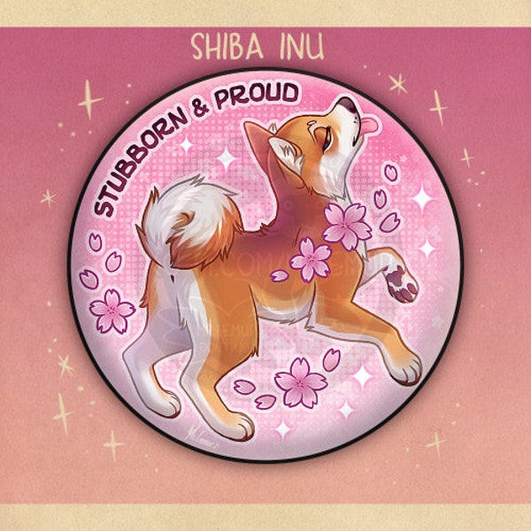 Shiba Inu - BADGE / MAGNET