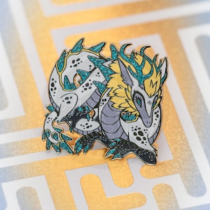 Light Dragon HARD ENAMEL PIN: Celestial Princess image 6