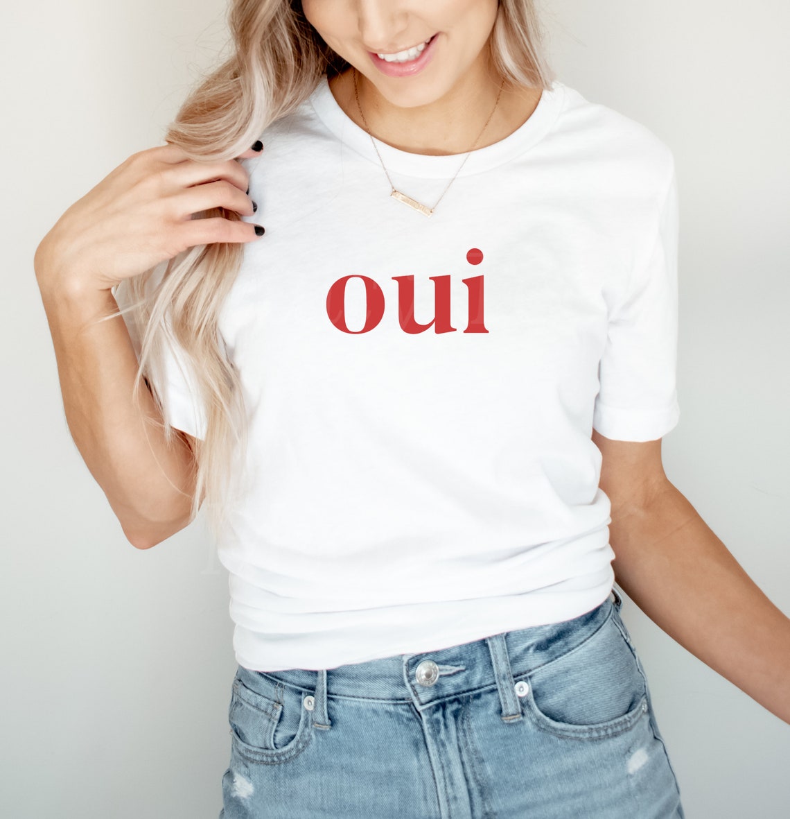 Oui Shirt Oui Tee French Shirt Cute French Shirt | Etsy