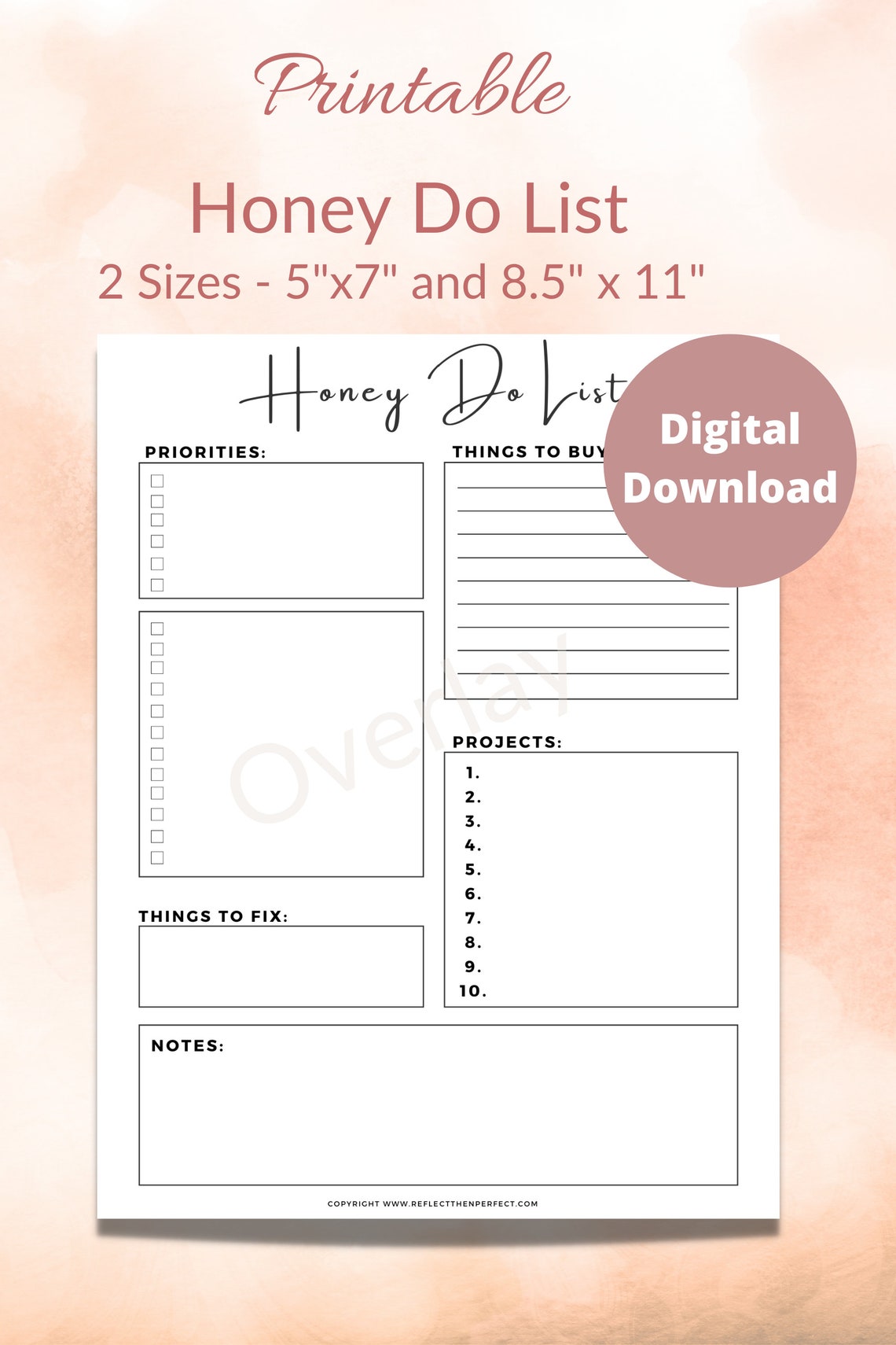 PRINTABLE Honey Do List Digital Download Printable To do List Honey To do List Etsy PRINTABLE Honey Do List Digital Download Printable To do List Honey To do List Etsy