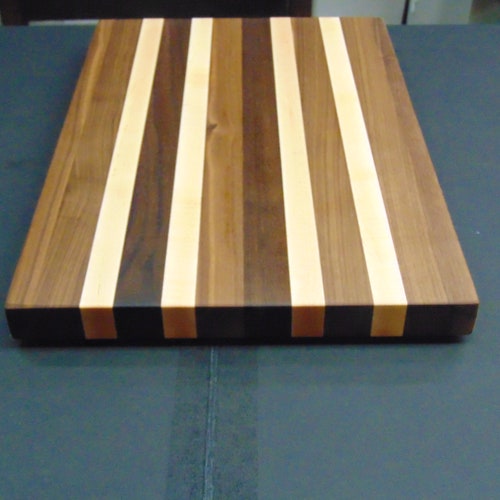 Black Walnut and Maple Cutting Board shops