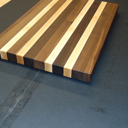 Black Walnut and Maple Cutting Board shops