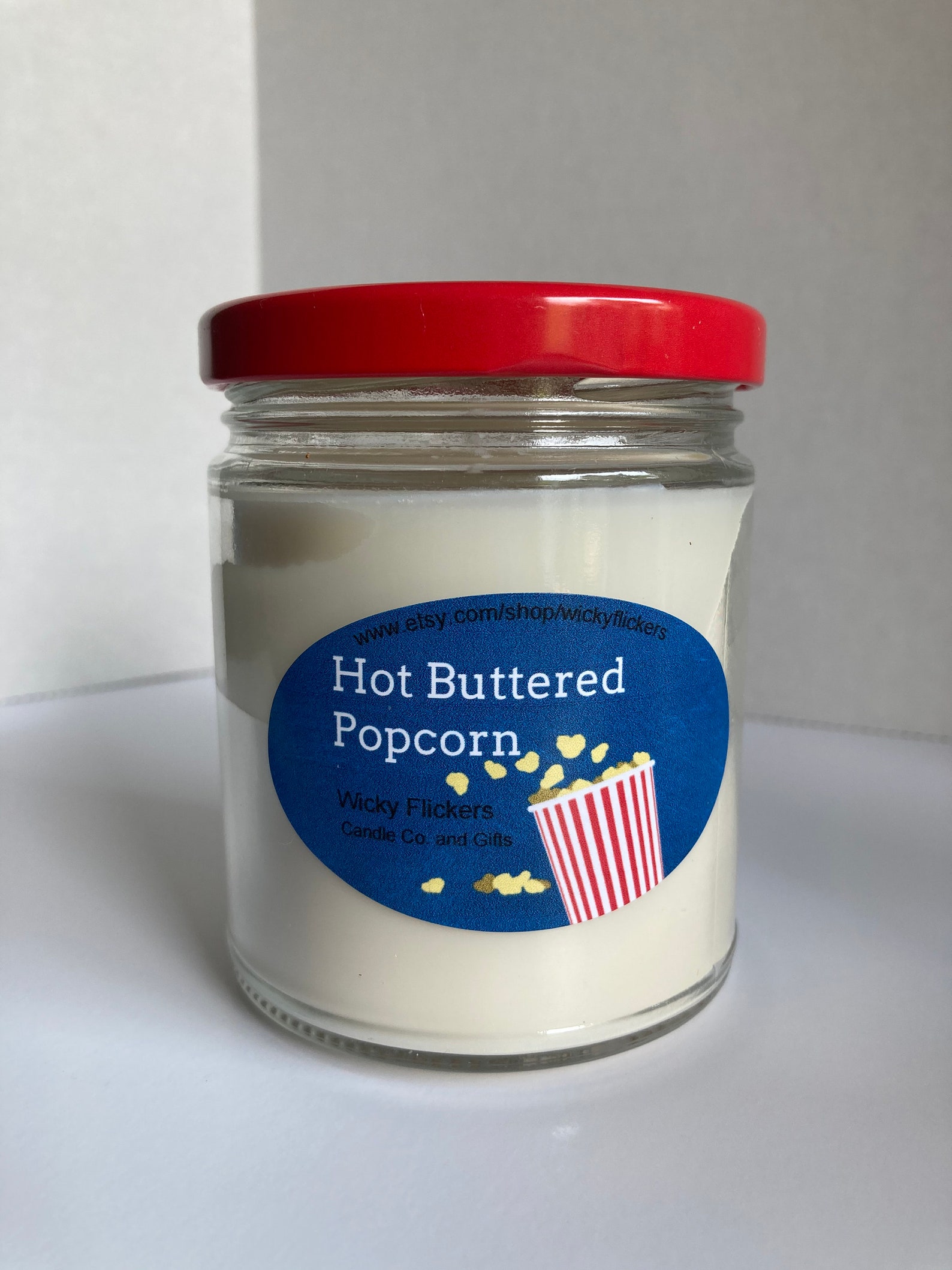 Hot Buttered Popcorn Candle Etsy