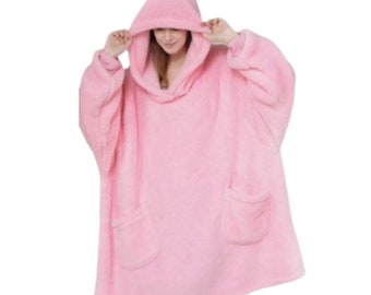 fluffy blanket jumper