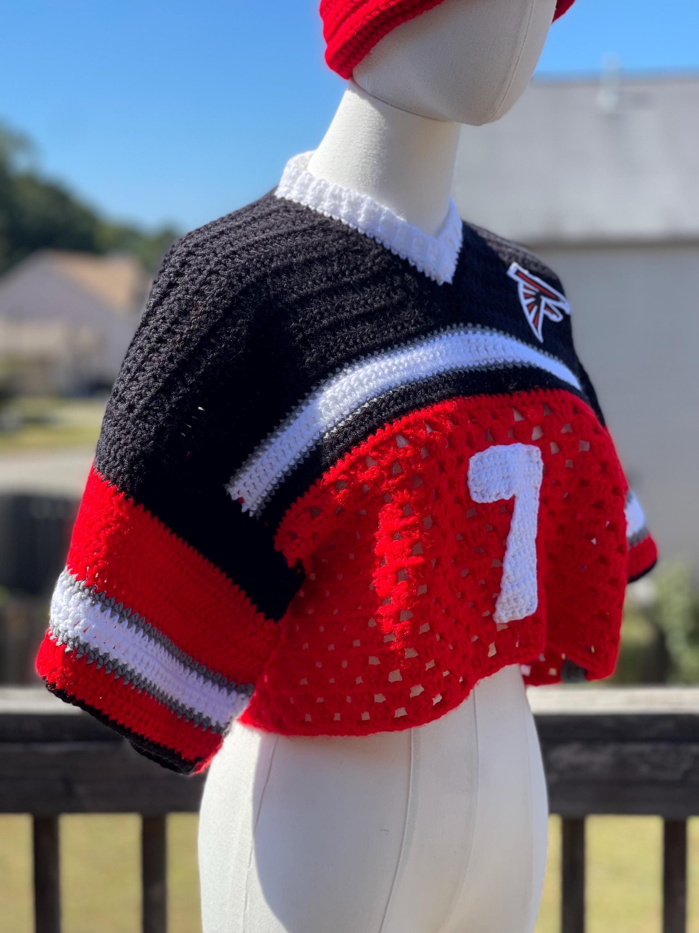 Crochet Football Jersey | Crop Top Jersey | Handmade - Etsy Canada
