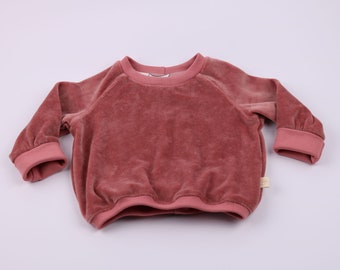 Baby oversize sweater organic cotton Rose Nicky