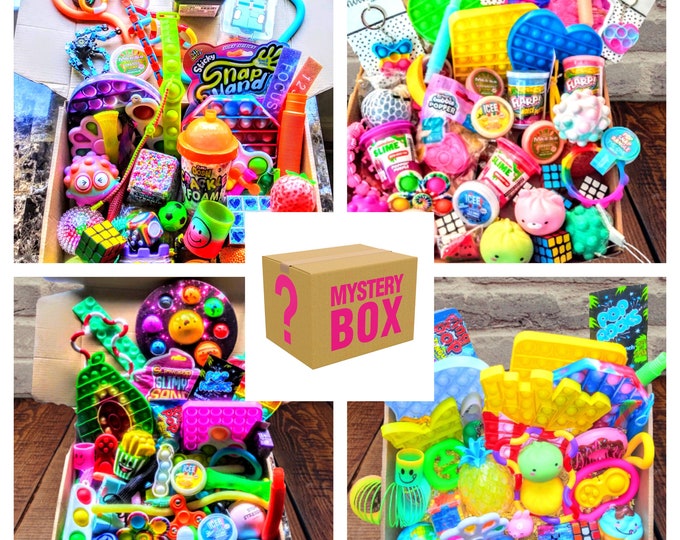 Mystery Fidget Box, Fidget Box, Busy Box, Pop It, Surprise Fidgets