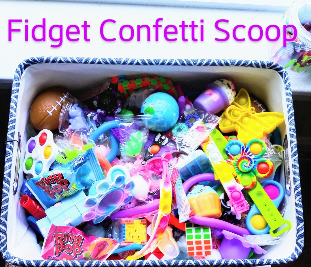 Fidget Scoop Mystery Bag Fidget Mystery Scoop Lucky Fidget Etsy