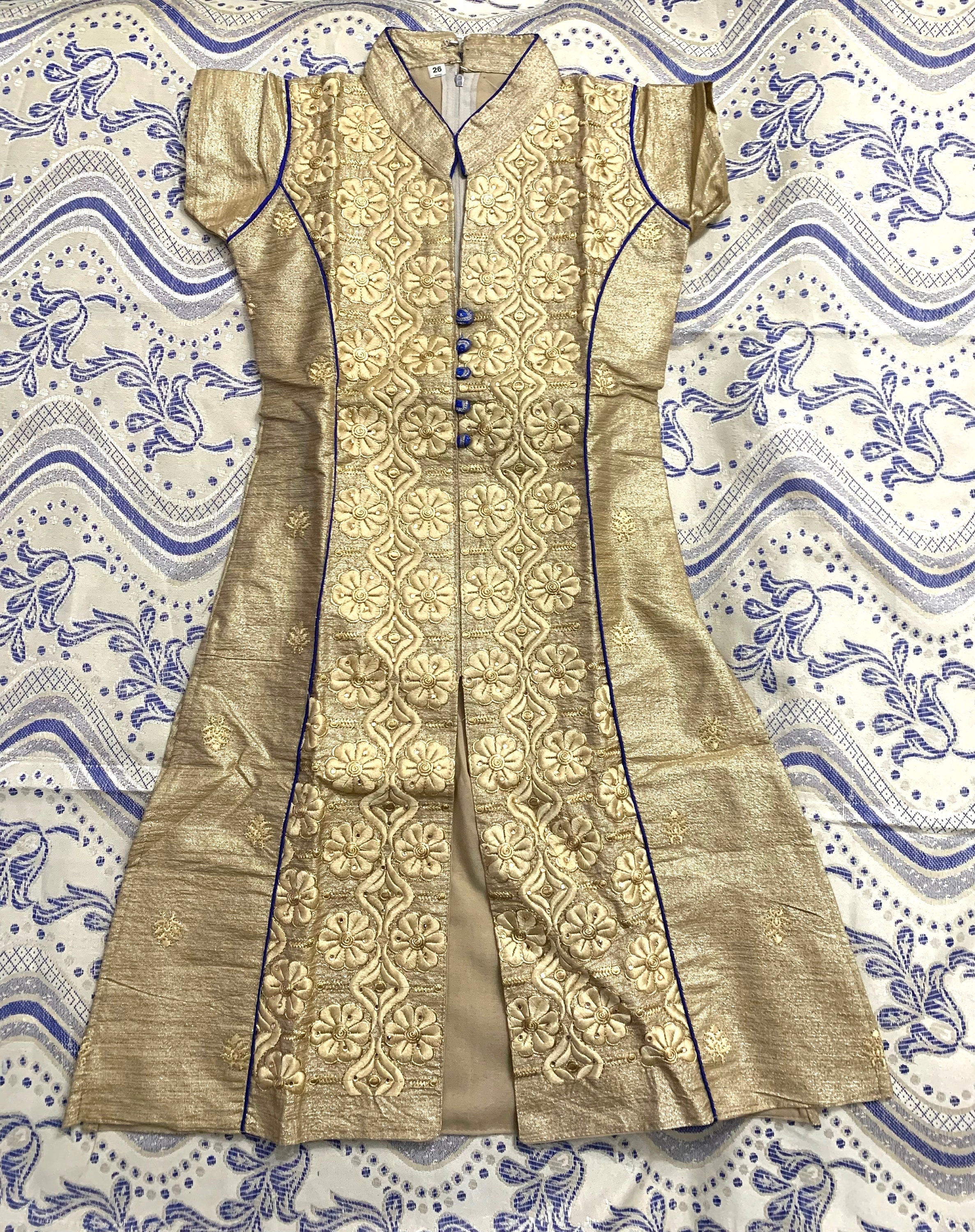 white christmas dresses Tissue Jamawar Sharara Kameez Pakistani Wedding Dresses – Nameera by Farooq main image 1