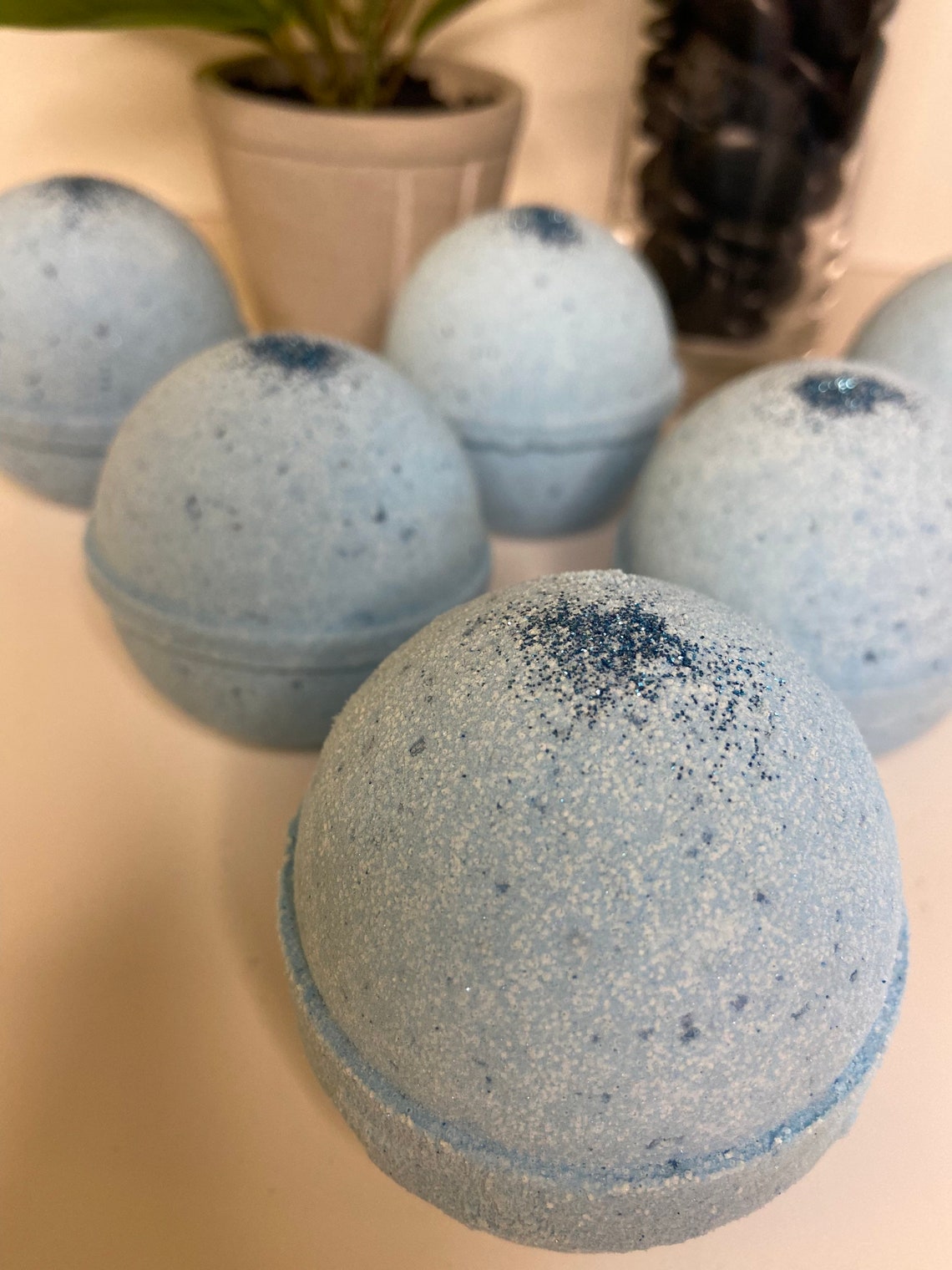 Sea Salt and Lily Bath Bomb Etsy