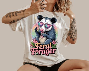 Feral Possum PNG: grappige dieren clipart (digitale download)