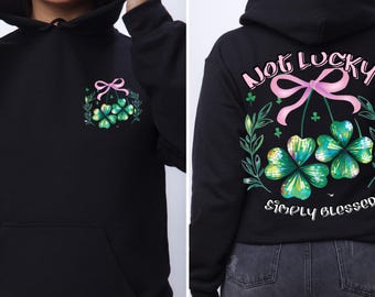 St. Patrick's Day Shamrock Cherries PNG: Blessed Design (Digital Download)