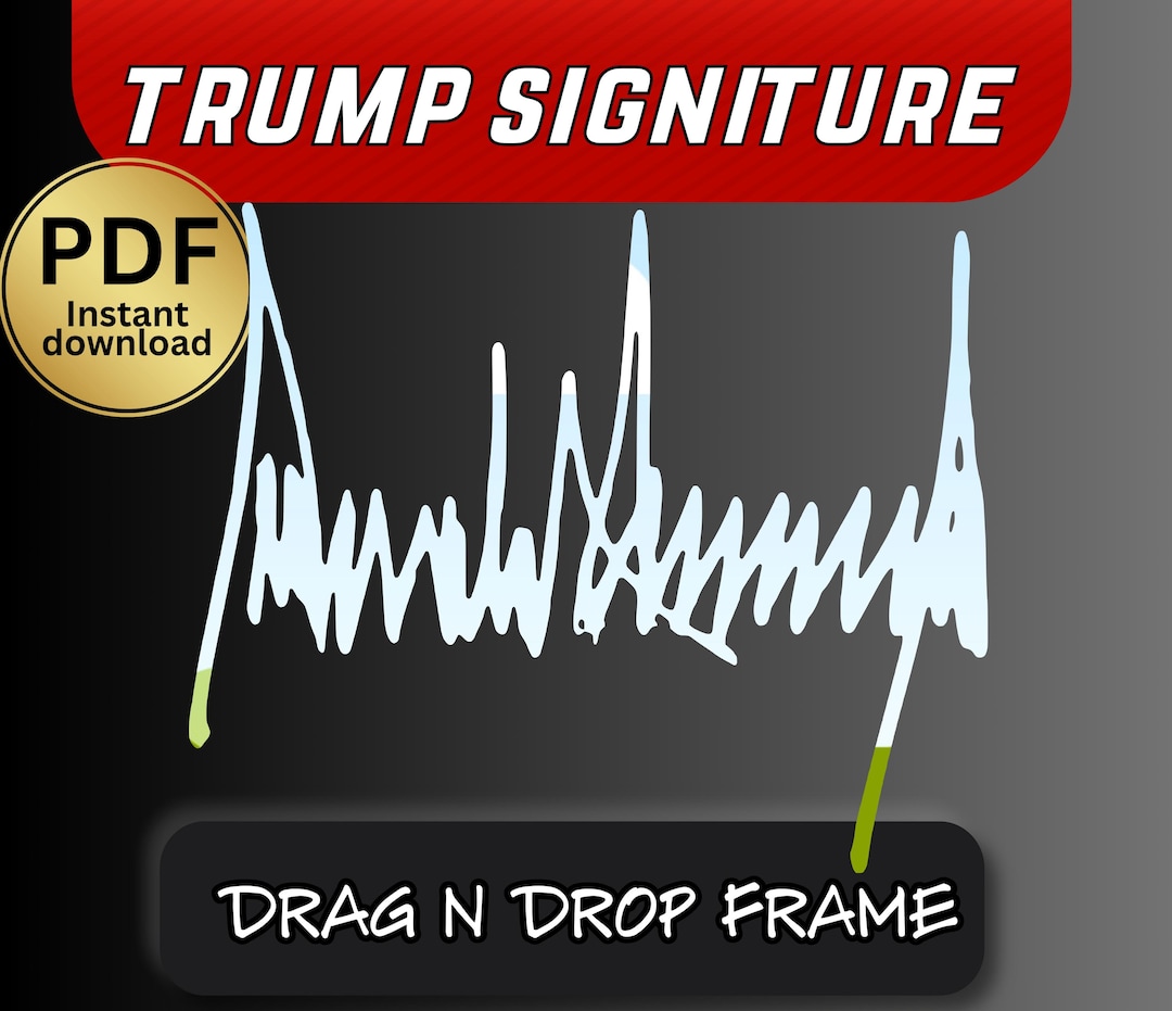 ドナルド・トランプ署名ドラッグアンドドロップフレーム | PDF PES DST