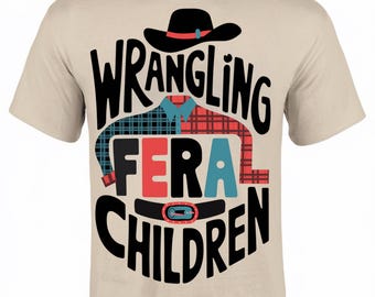 Wrangende wilde kinderen, png-bestand: Western Mom Life-sublimatie (digitale download)