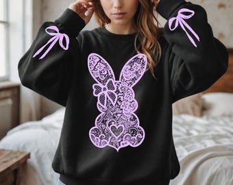 Overzicht schattig konijntje, png PNGEgg | 20 kleuren | 4000 x 4000 | 300 dpi | Transparant | Borduurstijl | Direct downloaden