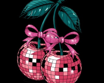 Strawberry Mama, png-bestand: retro discobal moederontwerp (digitale download)