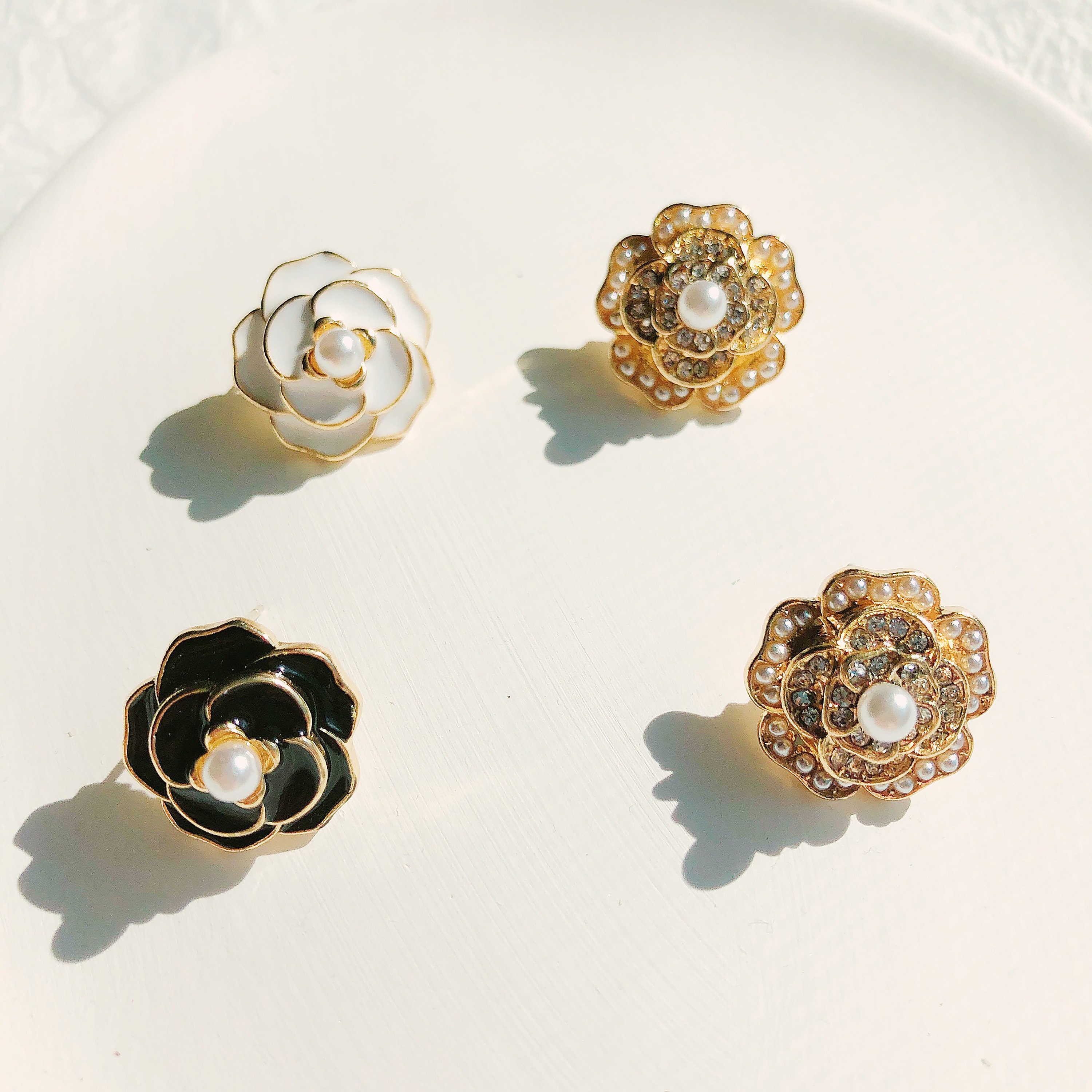 【CHANEL】ENAMEL FLORAL BROOCH エナメル フローラル ブローチ CHANEL Enamel Fashion Brooches & Pins for sale - eBay