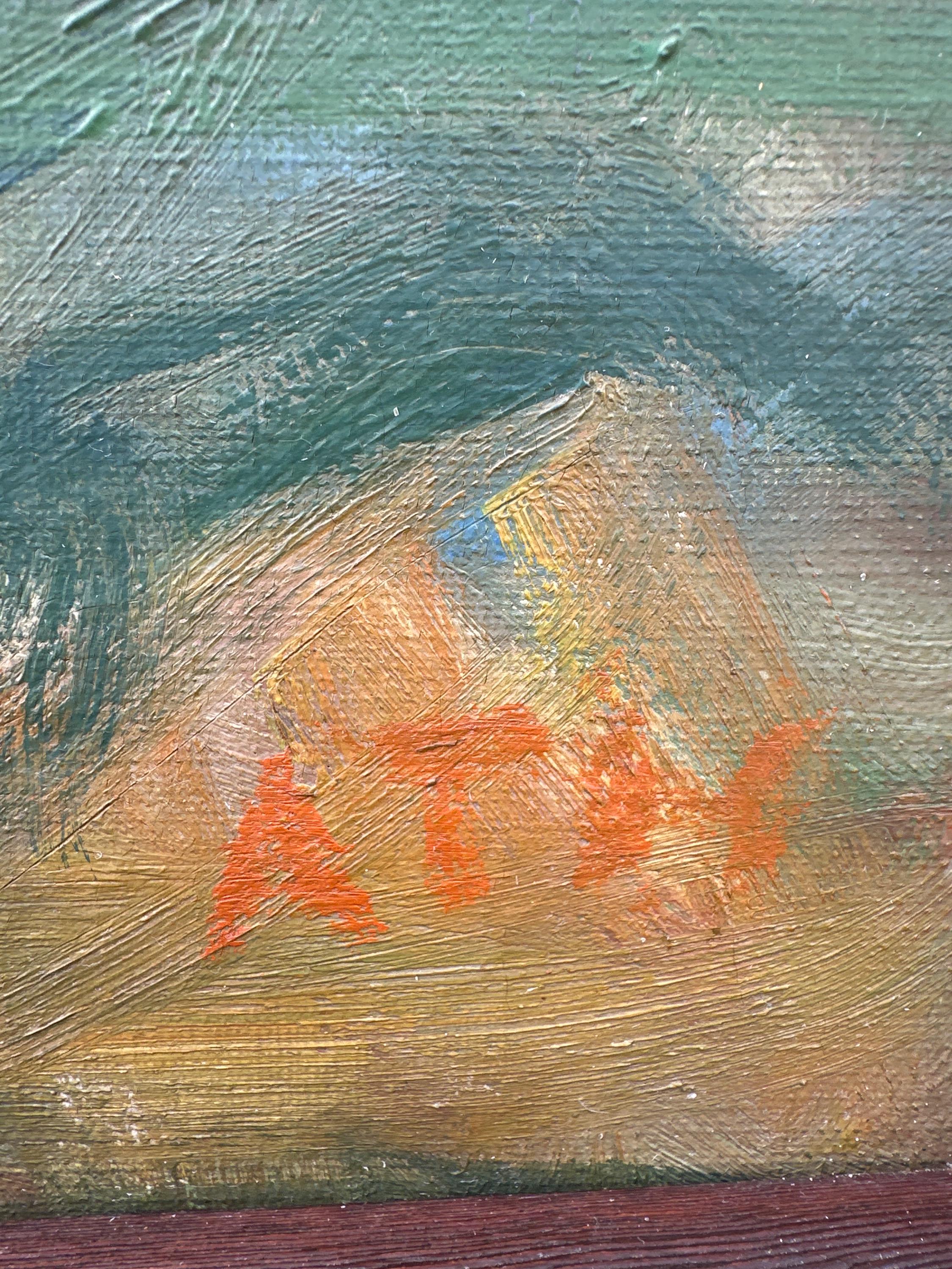 1930年頃の表現主義的な風景画（油絵） - Etsy 日本