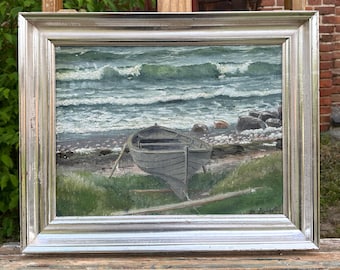 Brandungswellen, Maritimes Gemälde von 1894