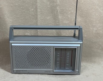 Vintage 1980s JcPenney 680-1258 AM/FM Portable Radio