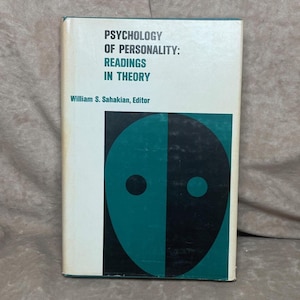 Vintage 1965 Psychology of Personality: Readings in Theory William S. Sahakian Hardcover Book Rand Mcnally Publishers