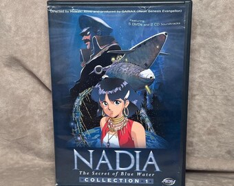 Vintage 2004 Nadia The Secret of Blue Water Collection 1 DVD with 2 CD Soundtracks *Complete*