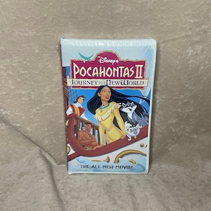 Vintage 1998 Walt Disney Pocahontas II: Journey to a New World Clamshell VHS Videocassette Sealed New in Package NIP