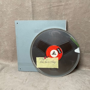 Vintage 1960s/1970s BASF 7&quot; Reel to Reel Cassette with Plastic Case 3 3/4 Peter Paul and Mary Music Tape