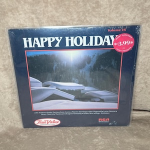 Vintage 1981 RCA True Value Hardware Happy Holidays Volume 16 Record Vinyl Julie Andrews Perry Como Ella Fitzgerald Mantovani