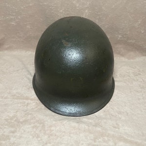 Vintage 1940s WWII M1 US Army Rear Seam Helmet without Liner Great Condition