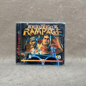 Vintage 1997 Interplay Redneck Rampage CD Rom PC Game Windows 95 Vintage Gaming