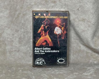 Vintage 1984 Albert Collins and the Icebreakers Live in Japan Cassette Tape Alligator Records ALC 4733 Blues