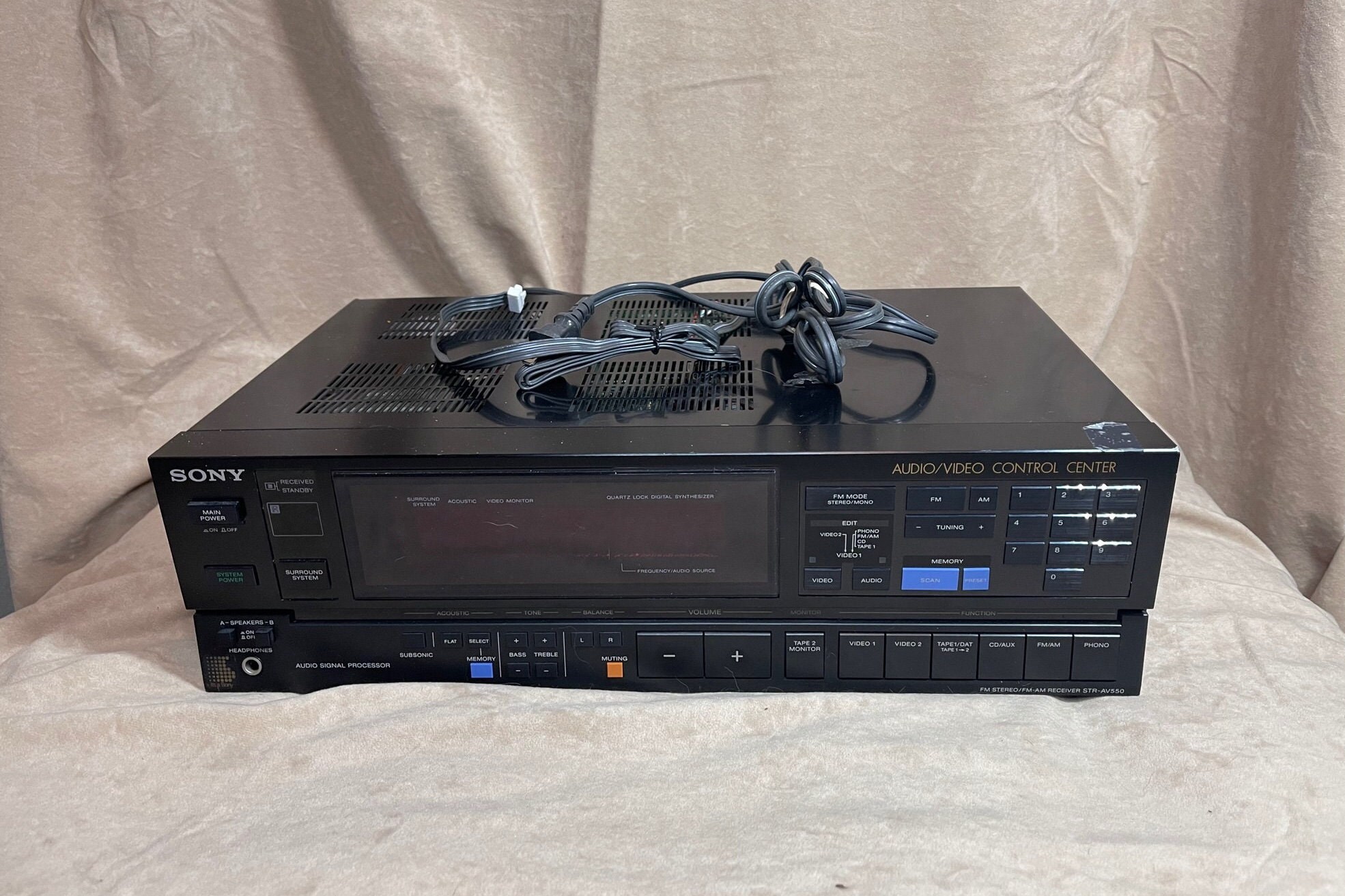 Vintage Mid1980s Sony STRAV550 AM/FM Stereo Receiver Audio Video