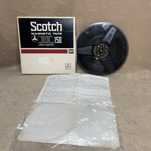 Vintage 4 Boxes Scotch brand Magnetic Reel To Reel Tape As-is For Parts