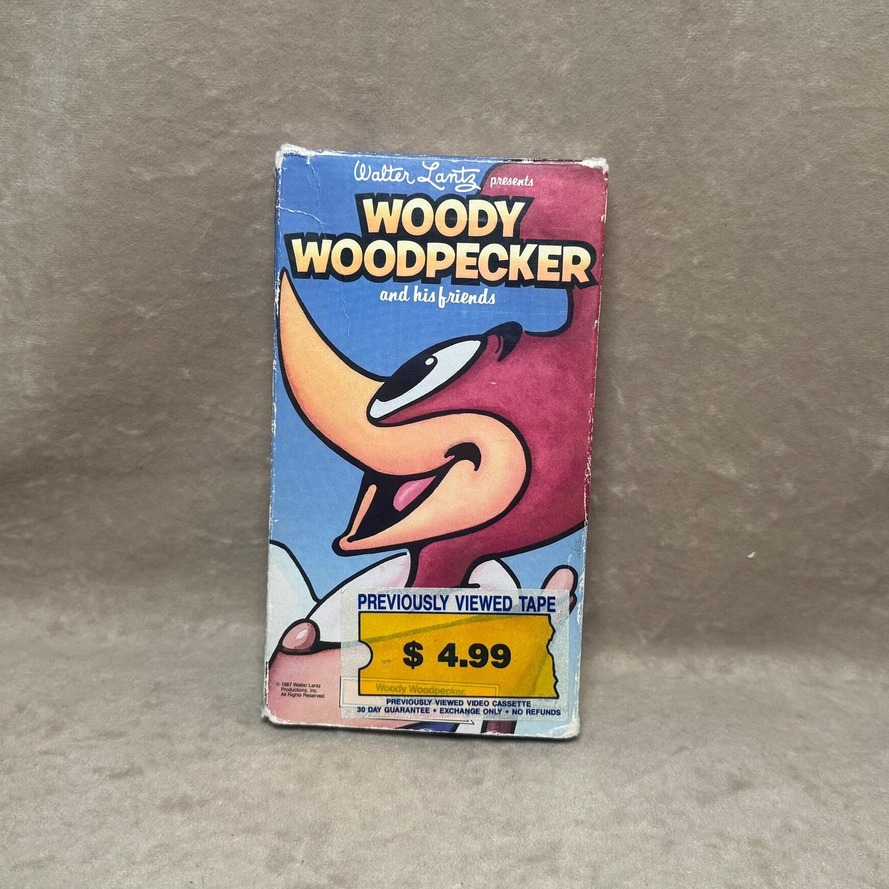 Vintage 1987 Kids Klassics Walter Lantz Presents Woody Woodpecker