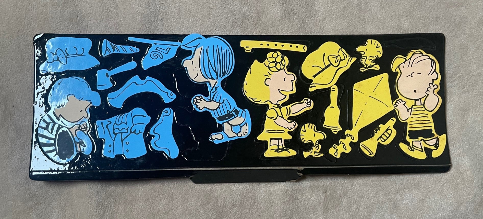 Vintage 1965 Yankee Doodle Peanuts Snoopy Colorforms Play Set #756