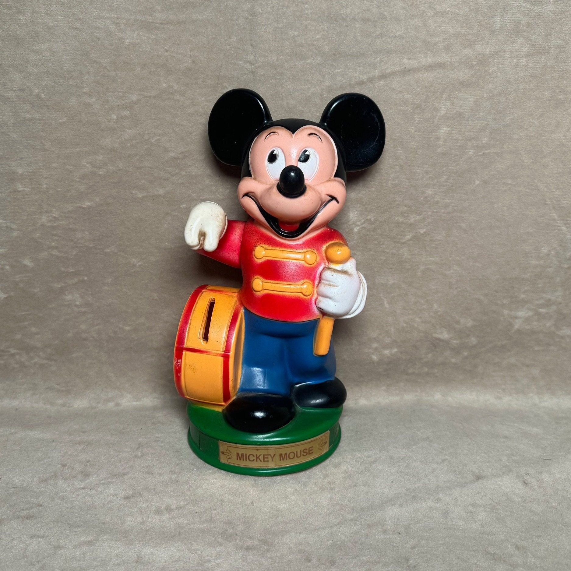 Vintage Mickey Mouse Piggy Bank - Etsy