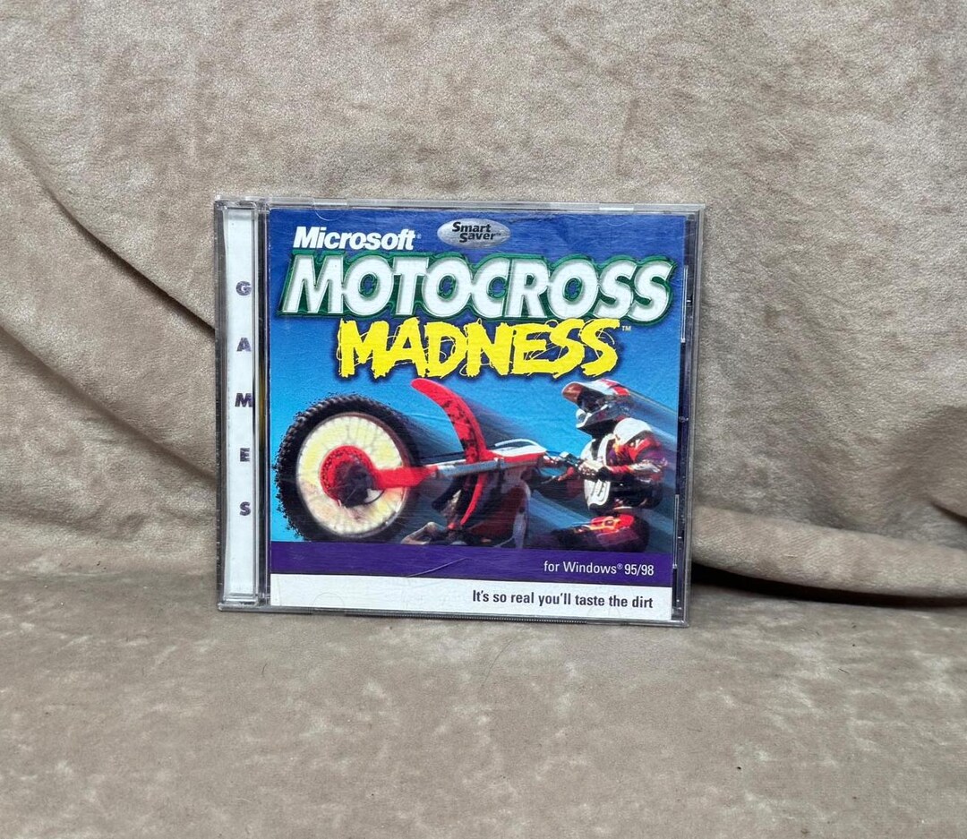 Vintage 2000 Microsoft Motocross Madness CD-ROM PC Computer