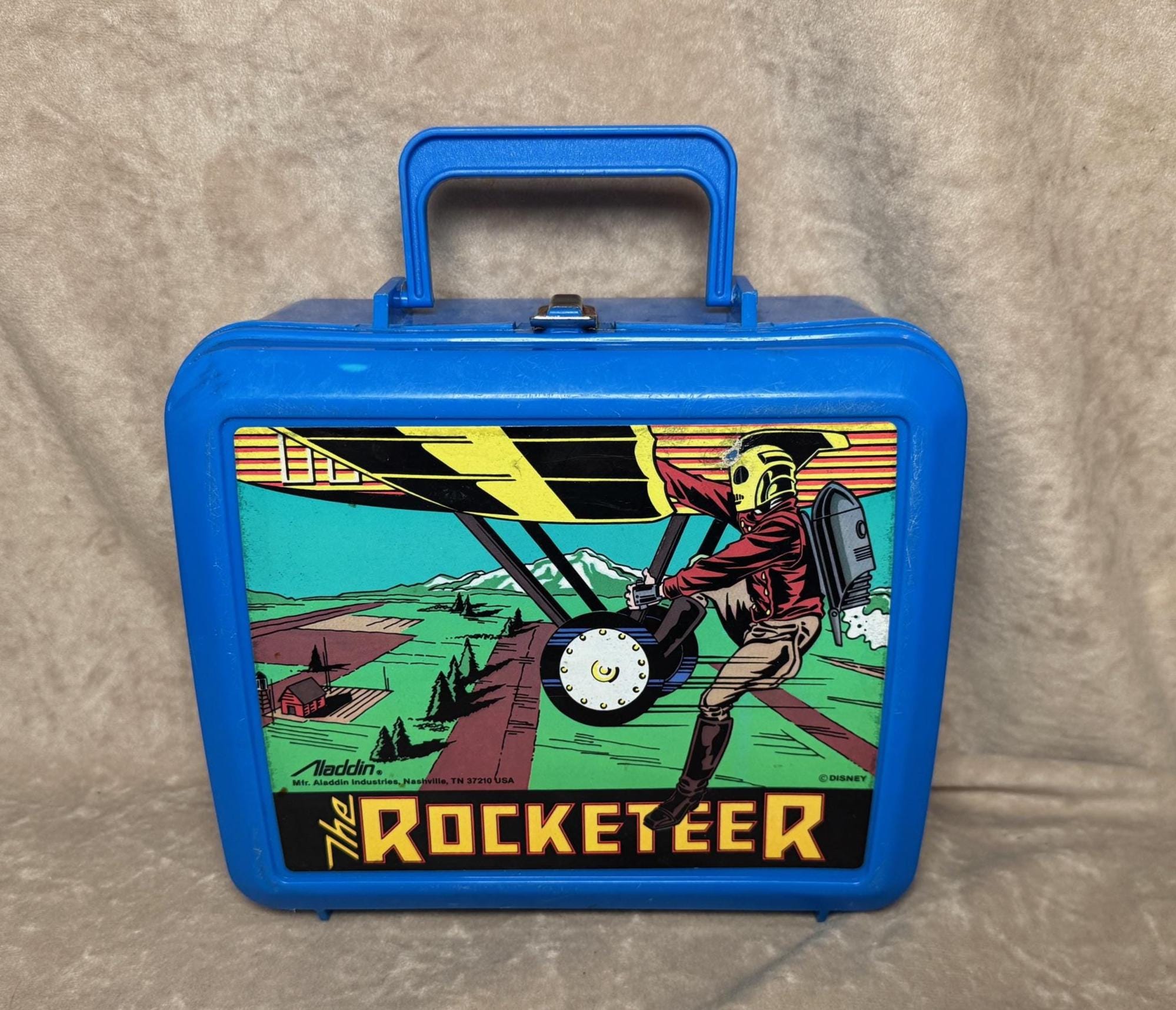 Vintage 1990s Aladdin USA 37210 Disney's the Rocketeer Blue