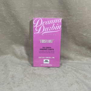 Vintage 1996 The Deanna Durbin Collection First Love Full-Length Screening Videocassette Sealed NIP
