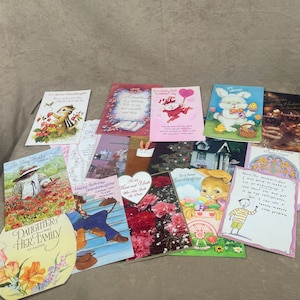 Vintage 1970s-1980s Hallmark American Greetings Greeting Card Lot