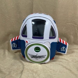 Vintage Early 00s Toy Story Pixar Disney Buzz Lightyear CD Player/Speaker/Lightup Space Ship