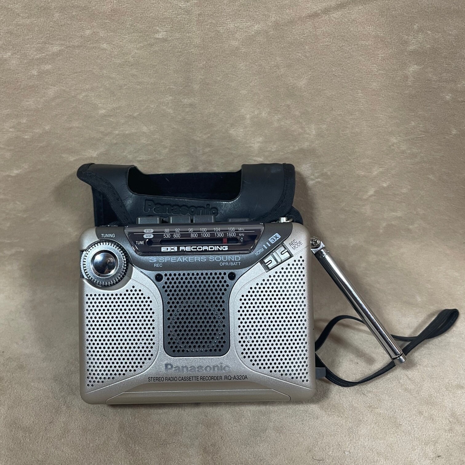 Vintage 1990s Panasonic RQ-A320A 3X Recording Portable Stereo